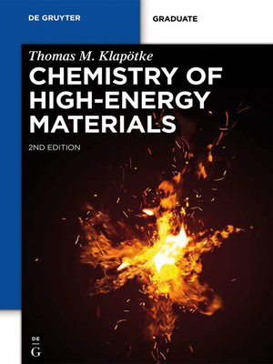 cover image of Chemistry of High-Energy Materials
